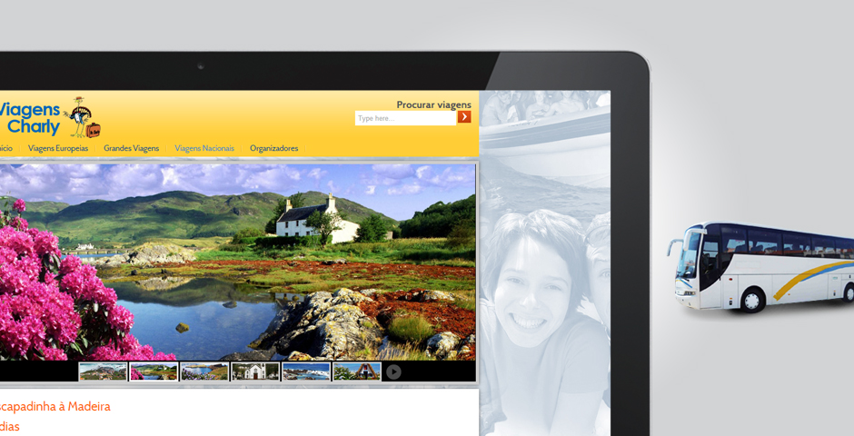 Website Viagens Charly