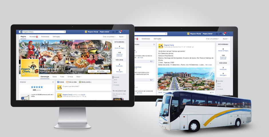 Facebook Viagens Charly